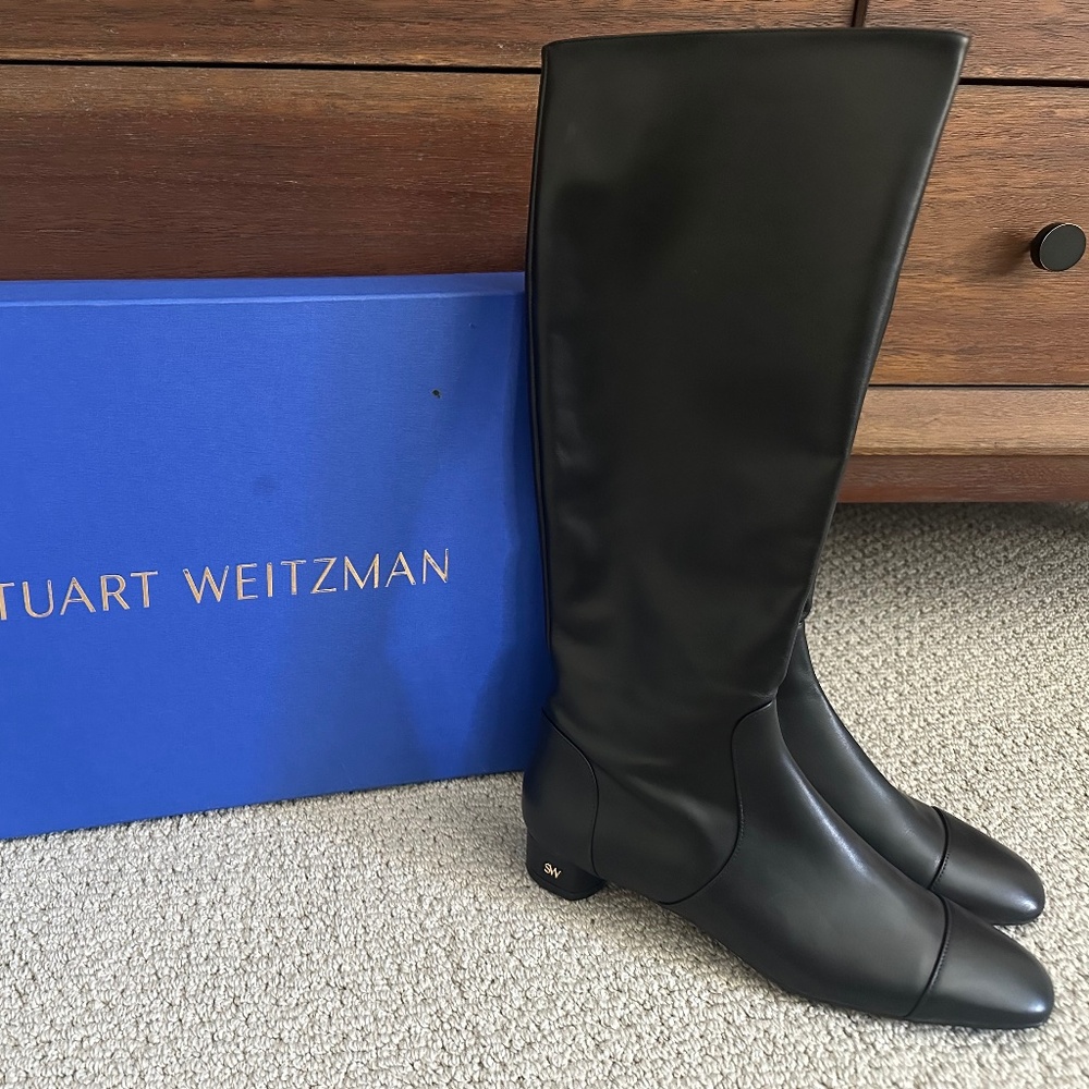 Stuart Weitzman Knee High Black Boot